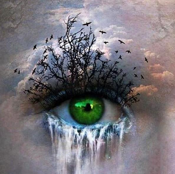 Abstract Eye - Paint with Diamonds - diamond-painting-bliss.myshopify.com
