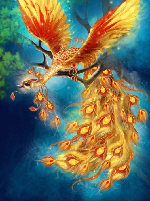 Beautiful Phoenix - Diamond Painting Kit - diamond-painting-bliss.myshopify.com