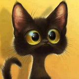 Black Kitten Diamond Painting - diamond-painting-bliss.myshopify.com