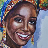 Black Lady - Paint by Diamonds - diamond-painting-bliss.myshopify.com