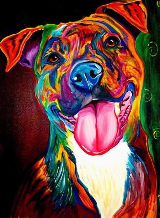 Colorful Dog - diamond-painting-bliss.myshopify.com