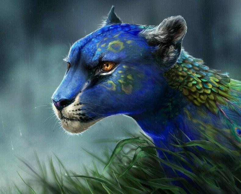 Fantasy Leopard - Paint by Diamonds - diamond-painting-bliss.myshopify.com