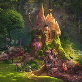 Forest Castle - Paint with Diamonds - diamond-painting-bliss.myshopify.com