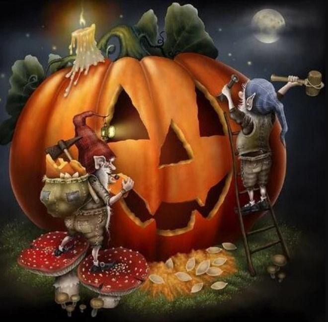 Halloween Preparations - Paint with Diamonds - diamond-painting-bliss.myshopify.com