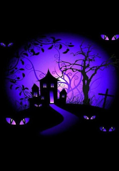 Halloween at Night - diamond-painting-bliss.myshopify.com