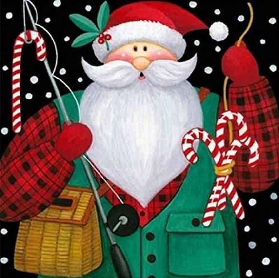 Happy Santa Christmas Card - diamond-painting-bliss.myshopify.com