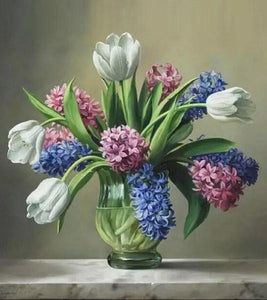 Hyacinth Flower - Paint by Diamonds - diamond-painting-bliss.myshopify.com