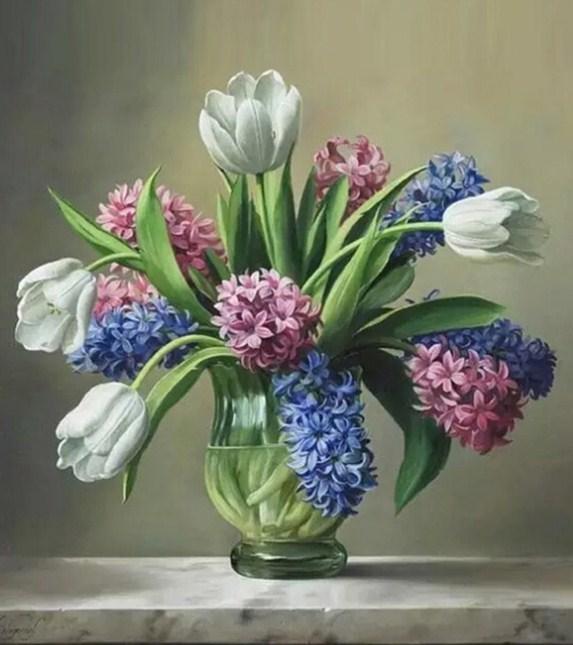 Hyacinth Flower - Paint by Diamonds - diamond-painting-bliss.myshopify.com