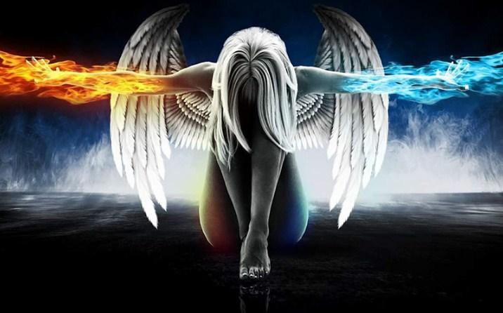 Ice & Fire Angel Diamond Painting - diamond-painting-bliss.myshopify.com