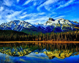 Mountain Lake - Diamond Painting Kit - diamond-painting-bliss.myshopify.com