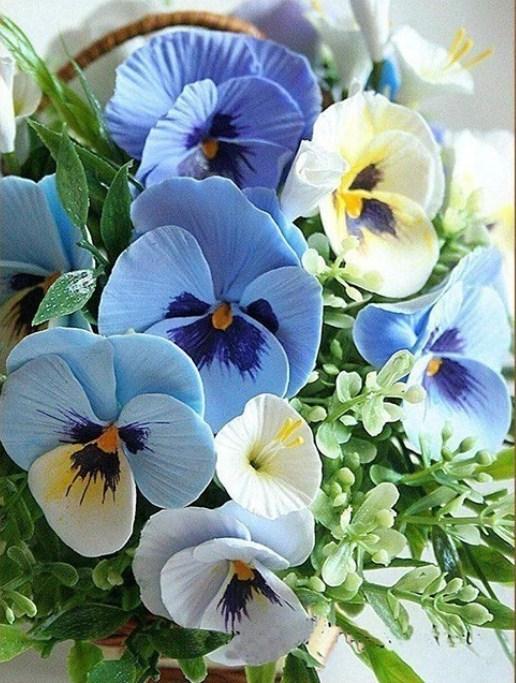 Pansy Flowers - Diamond Painting Kit - diamond-painting-bliss.myshopify.com