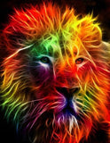 Pretty Lion Face Diamond Painting - diamond-painting-bliss.myshopify.com