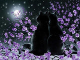 Romantic black cats - diamond-painting-bliss.myshopify.com