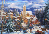 Sledding to Town Christmas Painting - diamond-painting-bliss.myshopify.com