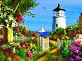 Spring Point Ledge Lighthouse - diamond-painting-bliss.myshopify.com