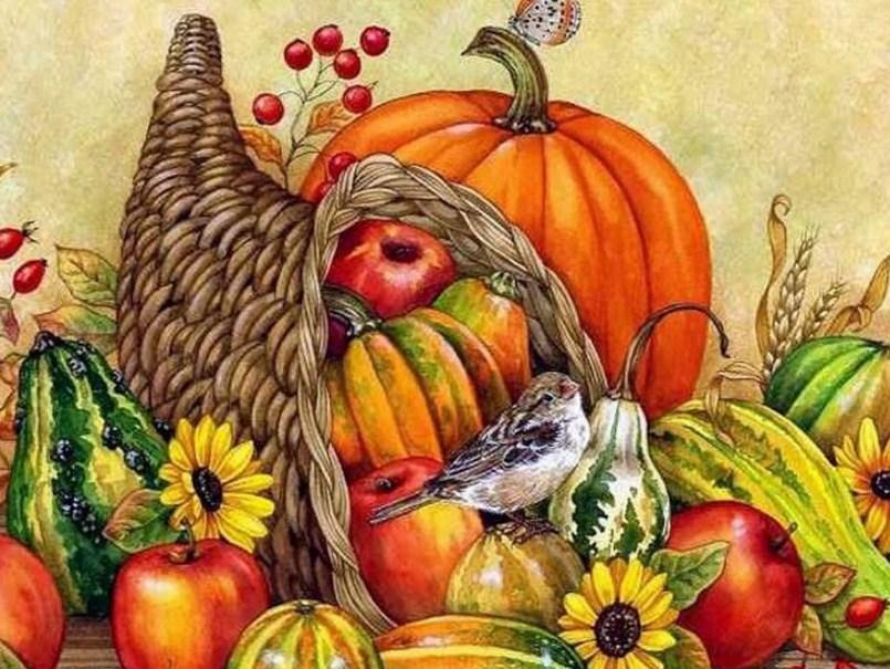 Vintage Thanksgiving - Paint by Diamonds - diamond-painting-bliss.myshopify.com