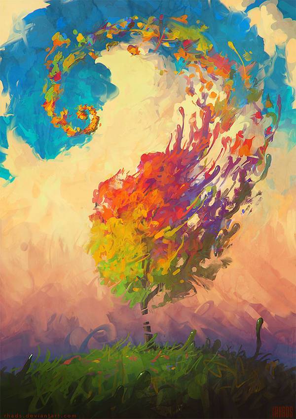 Artem Rhads Art - Colorful Hurricane Diamond Painting - diamond-painting-bliss.myshopify.com