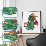 2Pcs Set Colorful Birds And Dragon