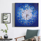 Blue Lovely Clock