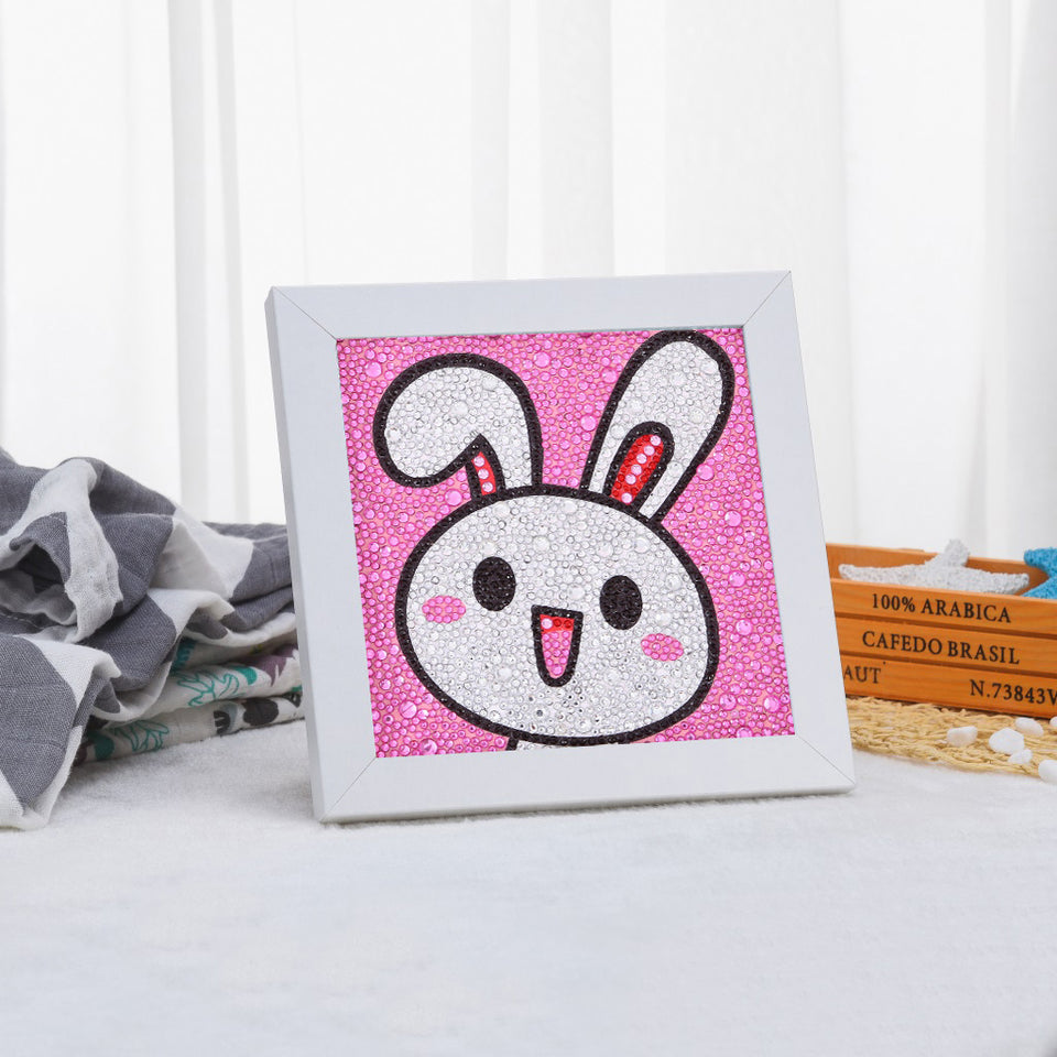 Cute Small Rabbit Painting For Kids