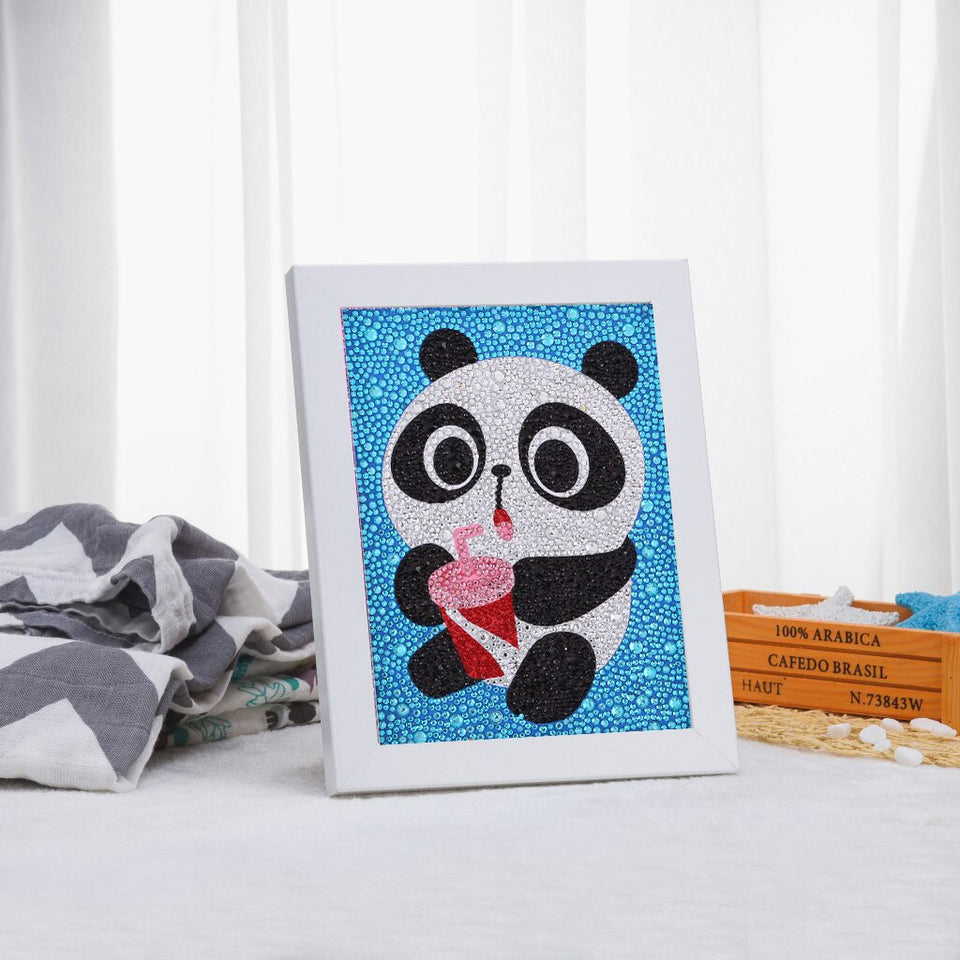 Playing Panda Painting For Child