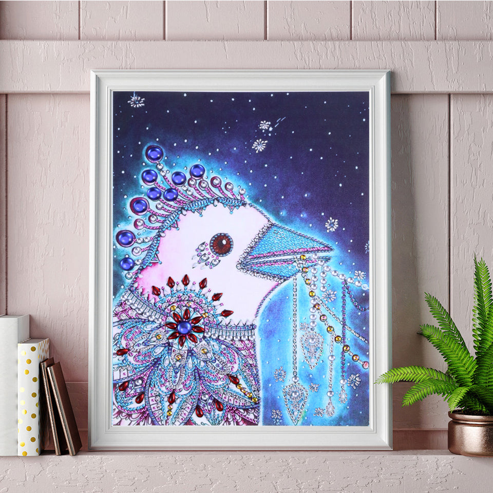 Colorful Pigeon Painting