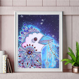 Colorful Pigeon Painting