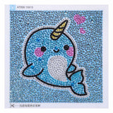 Narwhal Fish Blue Lovely Painting