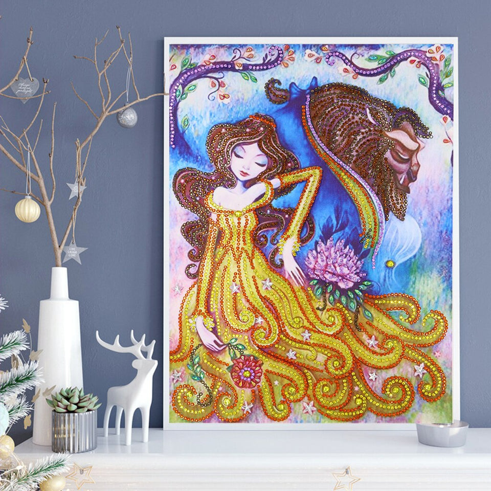 Yellow Girl With Line