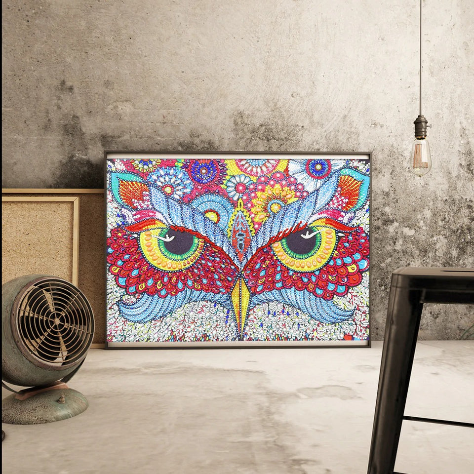 Colorful Owl Eyes