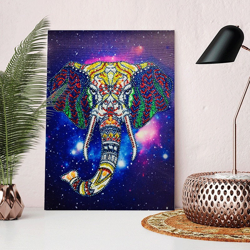 Colorful Elephant Painting