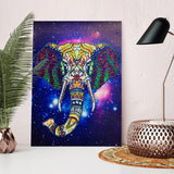 Colorful Elephant Painting