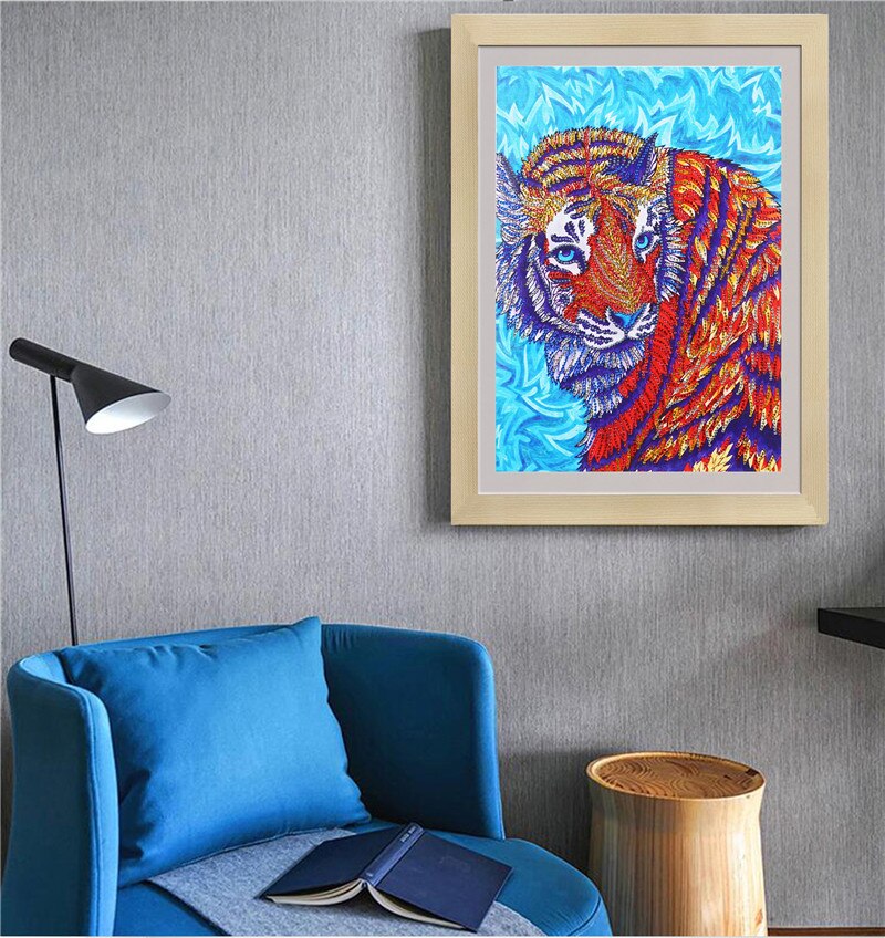 Colorful Tiger Special Painting