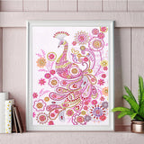 Pink Cute Peacock