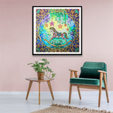 Colorful Horse And Stars