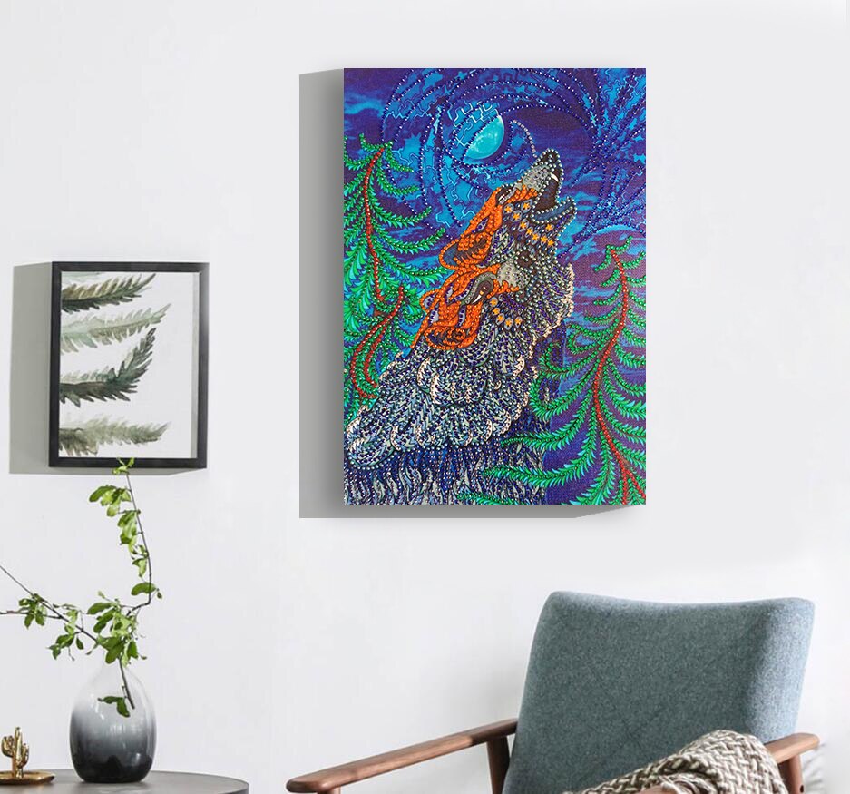 Wolf Calling In Night