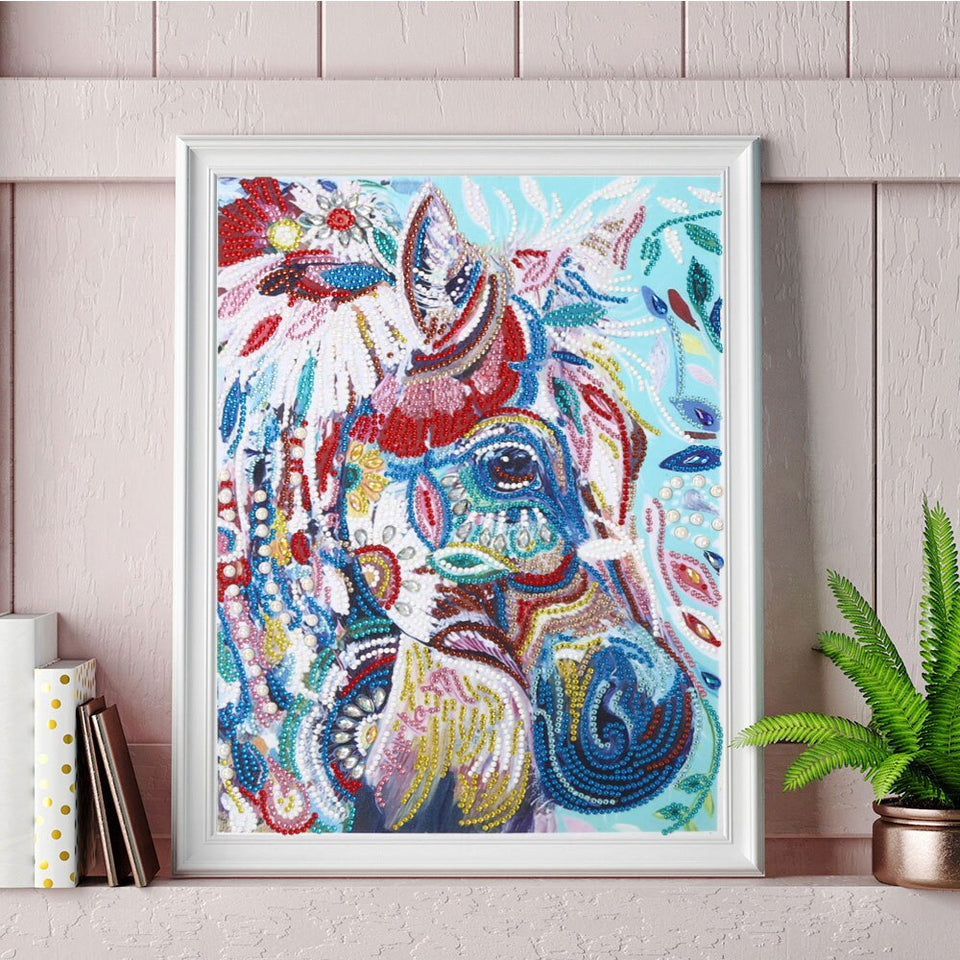 Multi Color Horse Head