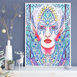 Colorful Lady Painting