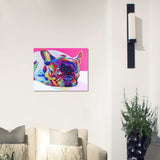 Bulldog Colorful Painting
