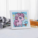 Pink Little Horse Painting For Kids