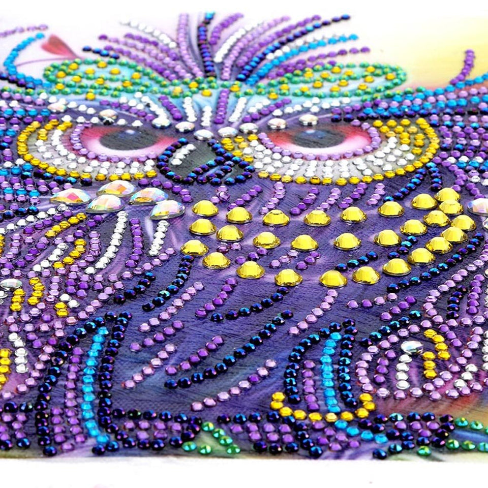 King Owls Colorful Painting