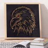 Eagle Head With Red Eyes