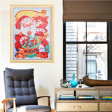 Happy Colorful Santa Claus With Toys