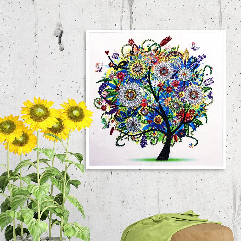 Charming Tree With Butterfly