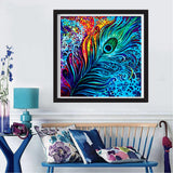 Colorful Peacock Feather