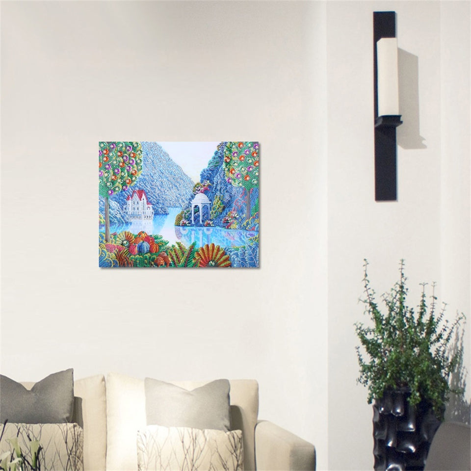 Lake And Trees  Painting