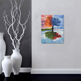 Four Seasons Colorful Tree