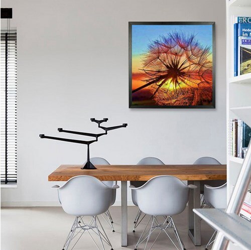 Tree Under Sunset Painting