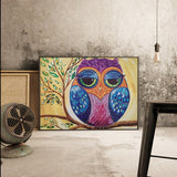 Sad Owl On Tree