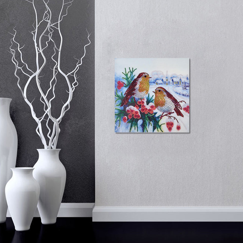 Birds On Flowers